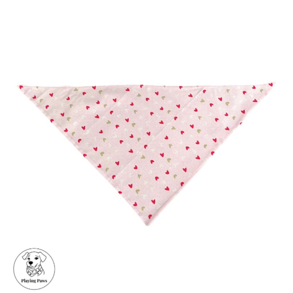 Handmade Double-Sided Dog Bandana (Small)